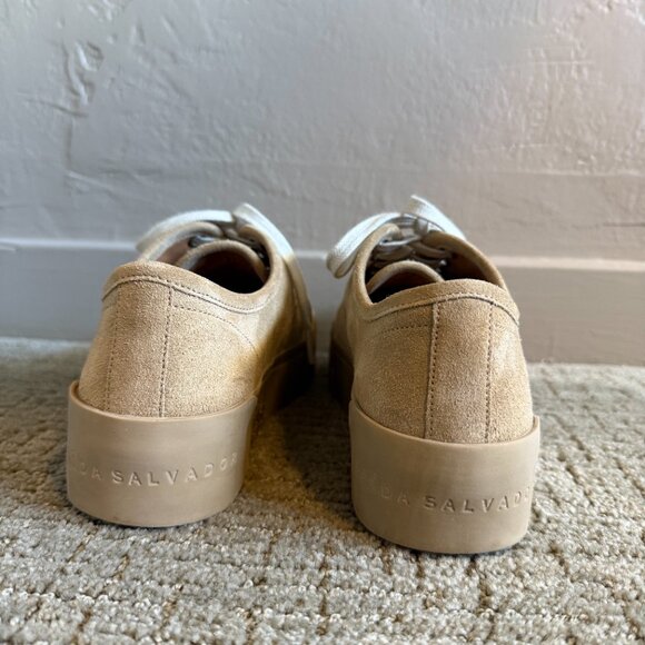 Freda Salvador Mia Platform Sneakers in Beige Suede (size 6.5) - Picture 4 of 5